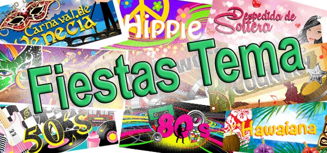 Accesorios fiestas temáticas