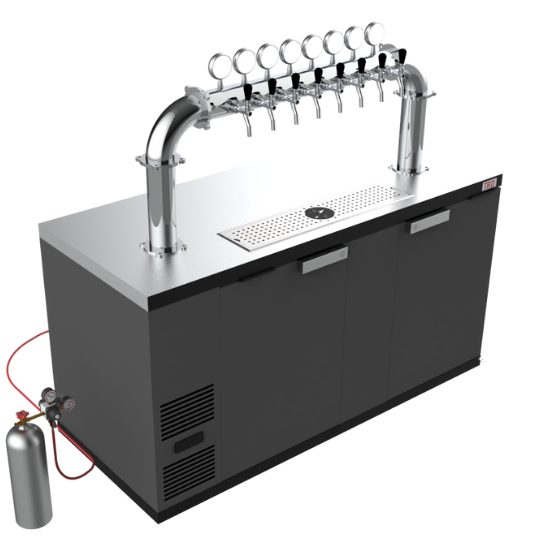 Dispensador L-8, torre puente (8 servicios)