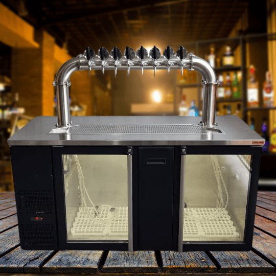 Dispensador L torre puente 4 servicios (provisional)