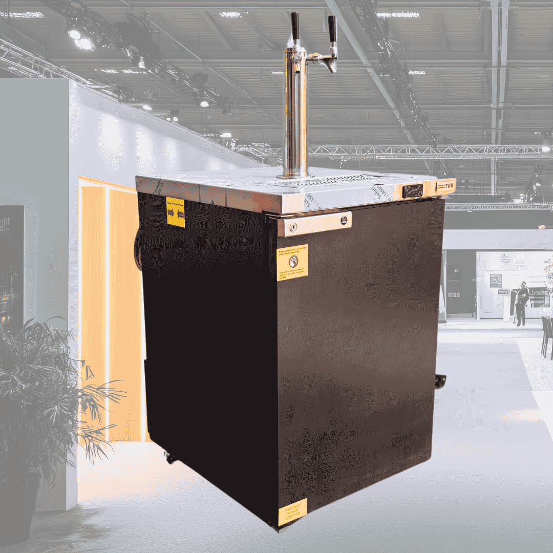 Dispensador de cerveza modelo S de 2 servicios para stand en expo