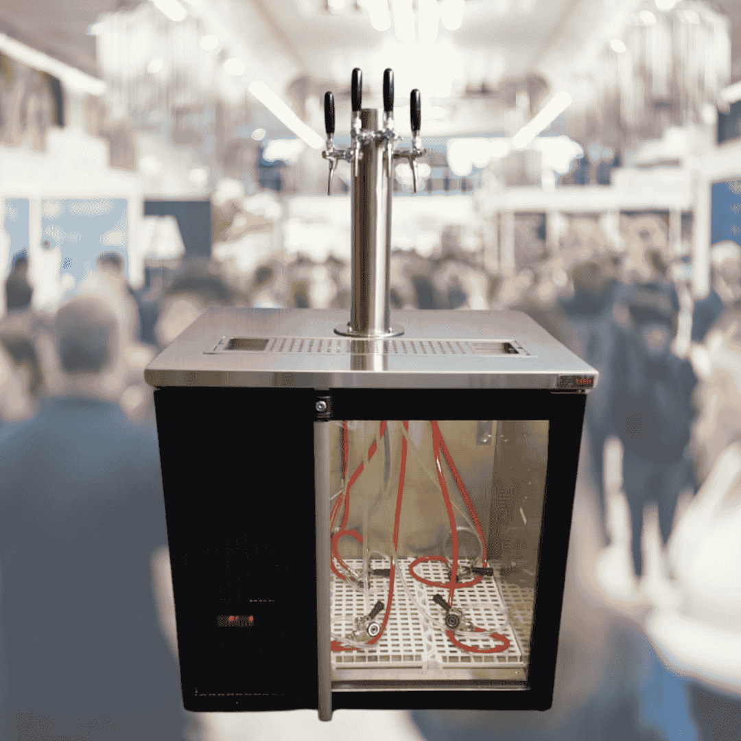 Dispensador SM de 4 servicios para expo