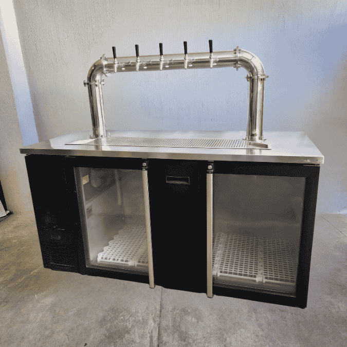 Dispensador L portería de 5 servicios para alto flujo