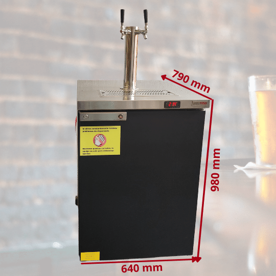  Dispensador de torres de cerveza de barril de un solo grifo,  dispensador de torre de cerveza de acero inoxidable de 3 pulgadas de  diámetro, torre Kegerator dispensador de cerveza para bar