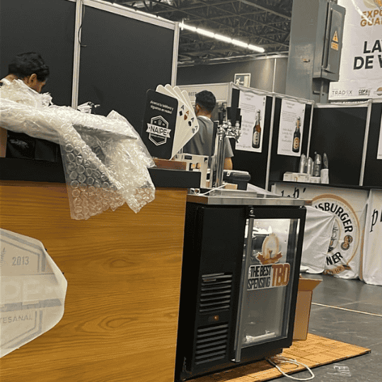 Dispensador de cerveza SM 3 servicios en Expo Cerveza