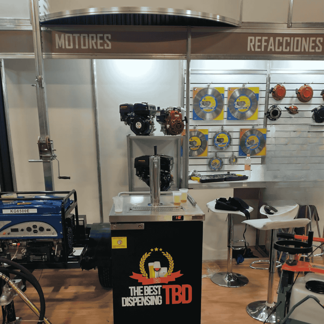 Dispensador de cerveza S 1 servicio en Expo Ferretera