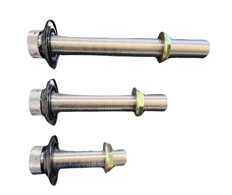 Shanks para cámara fría en 10, 15 y 20 cm; sellado de paso en panel.