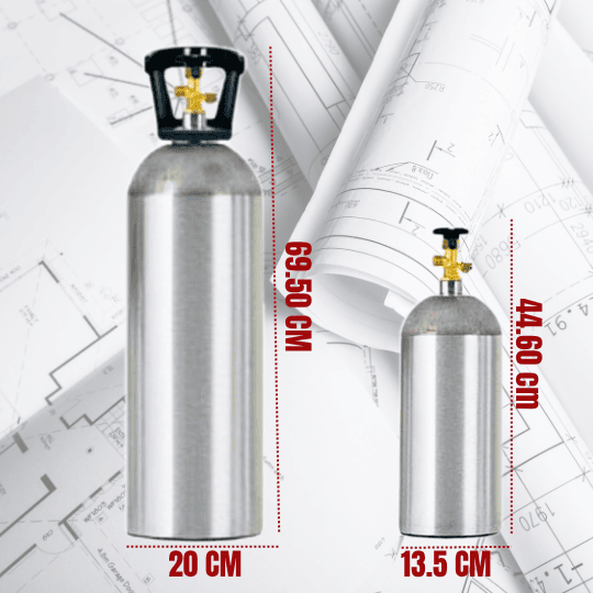 Tanques de CO₂ para dispensadores de cerveza